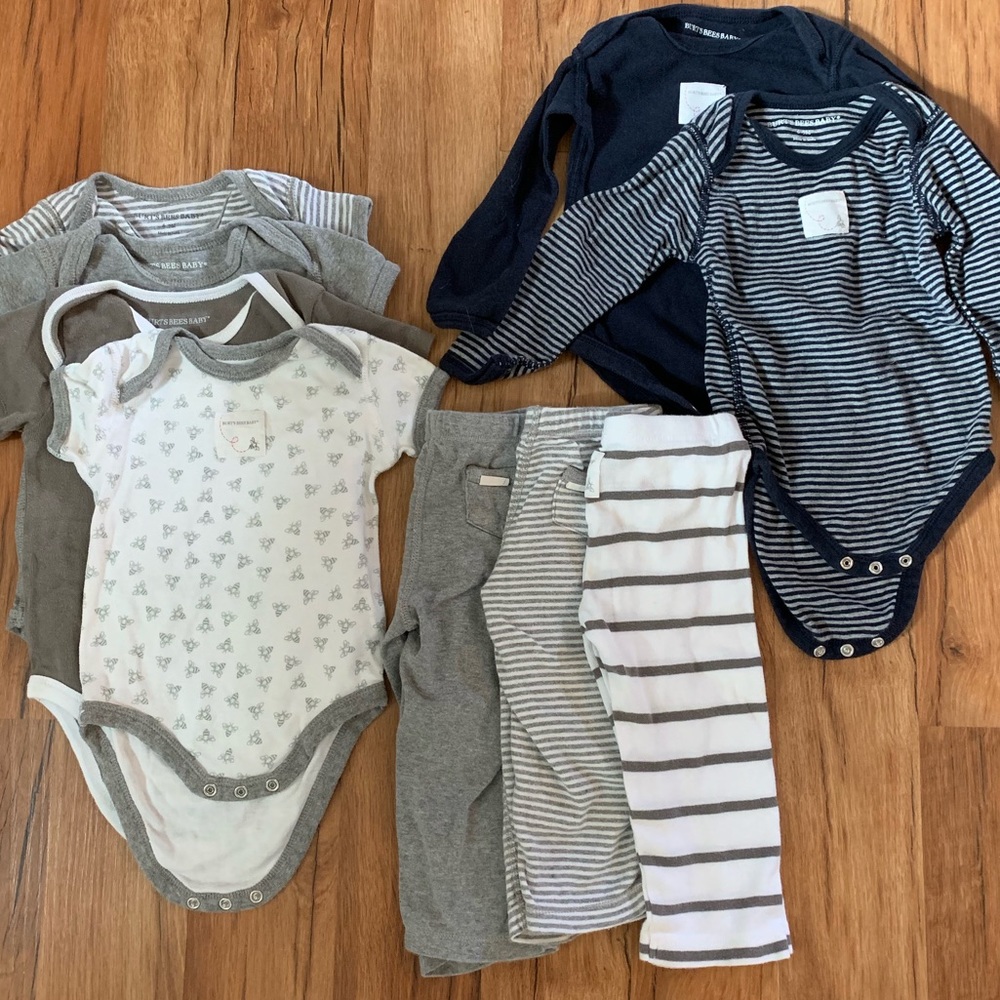 6-9 month 100% ORGANIC Burt’s Bees Baby Lot!
